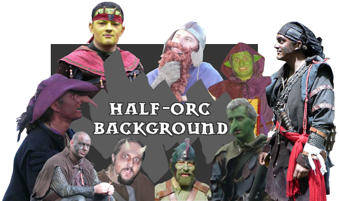 Half-Orc LARP Characters